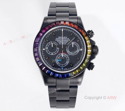 Best Replica Rolex Daytona Rainbow Black Rolex Daytona Rainbow Diamonds Watch